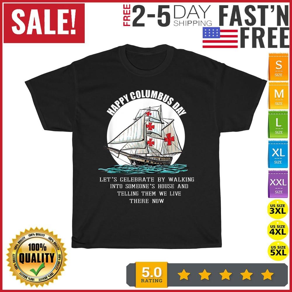 Native American Day Anti Columbus Day Vintage T Shirt Men Women Fashion NEW 2023