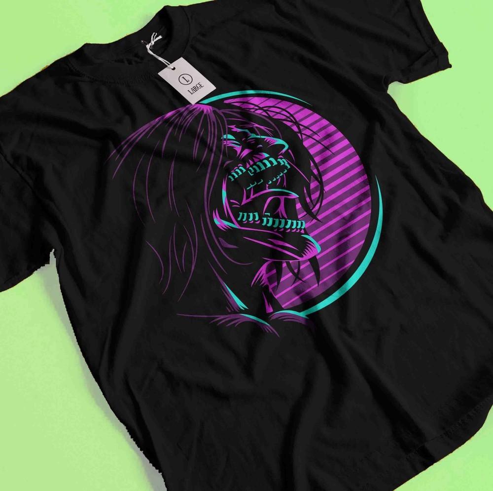 

Футболка Атака Титанов Эрен Микаса Футболка Леви Футболка AOT Эрвин Ханге Армин Футболка 2XL