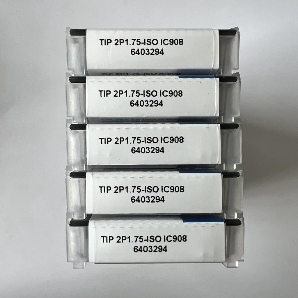 ISCAR / TIP 2P1.75-ISO IC908 / Industrial indexable Carbide Inserts 10 Pcs