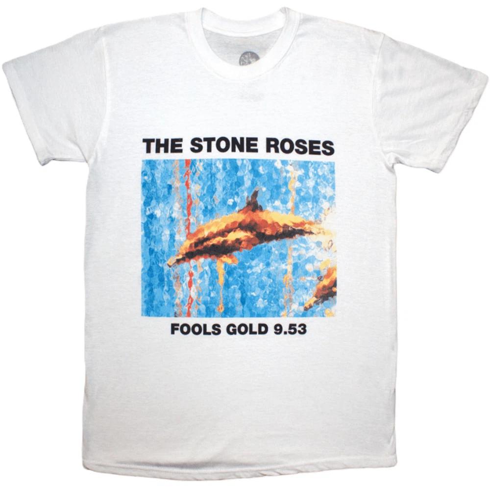 The Stone Roses Fools Gold T-shirt Reproduction of 1989 Vintage Tee oasis cure W L