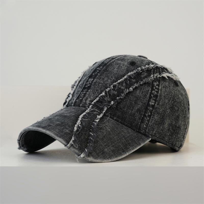 Vintage Soft Top Sunshade Baseball Cap Unisex Spring Summer Denim Cap