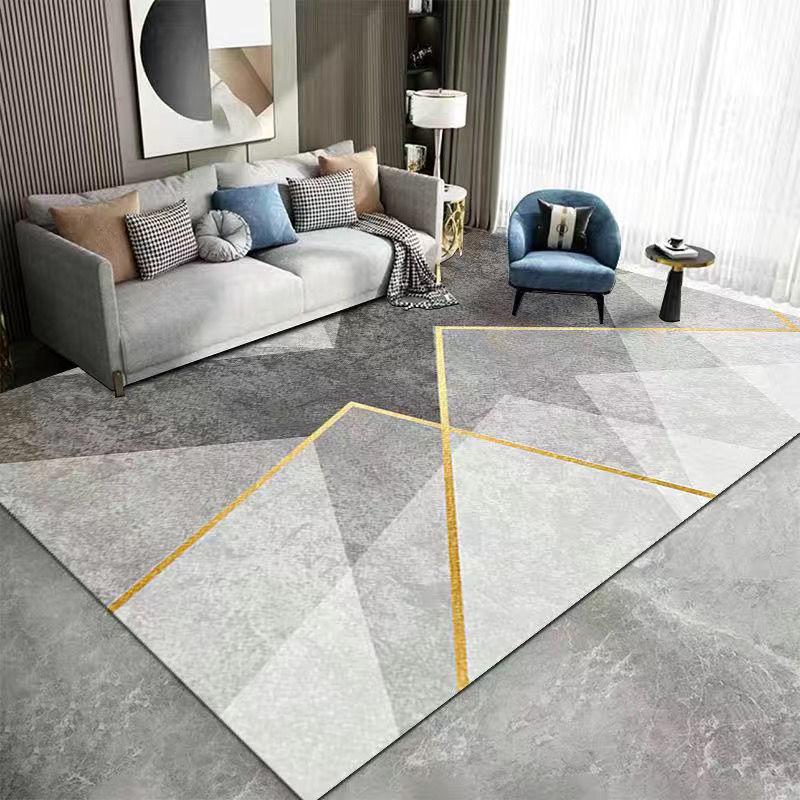 Modern Dirt-Resistant, Easy-Care Crystal Velvet Carpet for Living Room – Wear-Resistant & Non-Slip Design