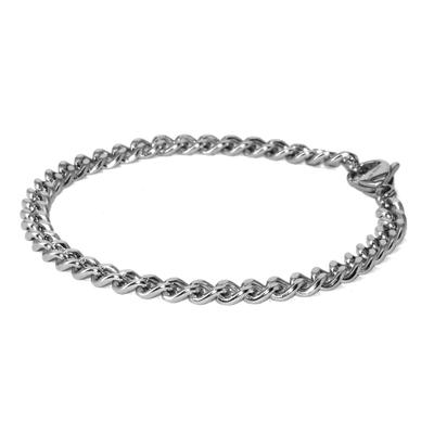 Lionheart Men's Wearable Bracelet, Surgical Stainless Steel (Hypoallergenic), with Pouch, Type A, Directly Manufactured