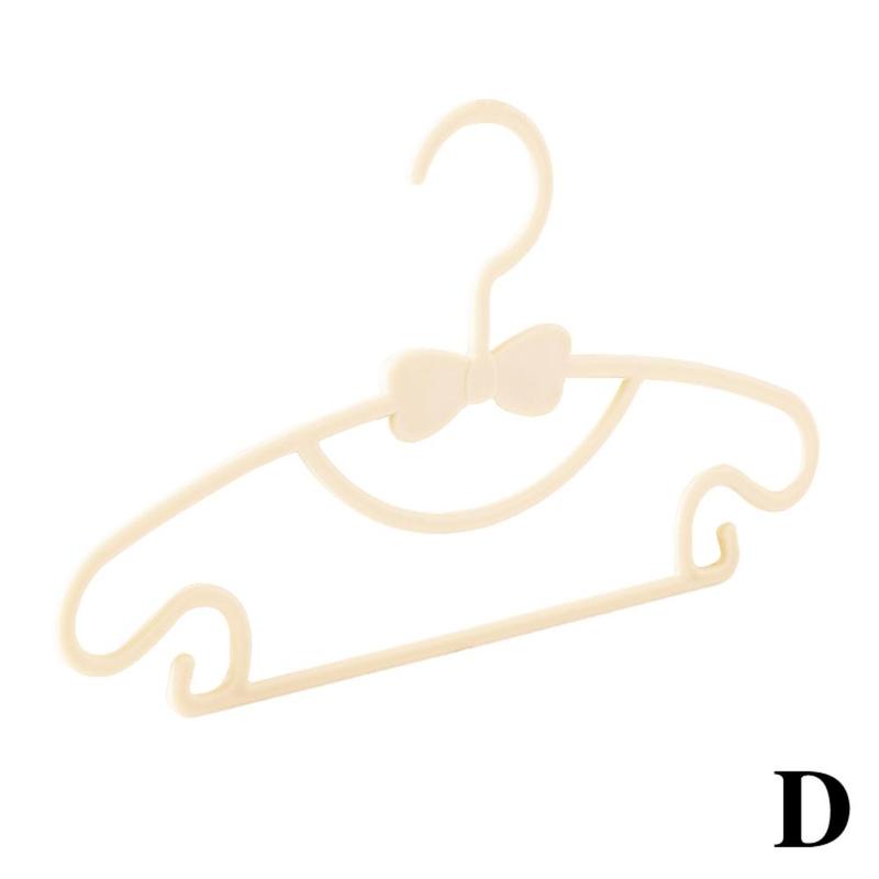 5pcs Kids Clothes Hangers Portable Multifunction Hook Design Clothes Drying Rack For Kid Plastic Baby Hangers Clothes Storage F1M3