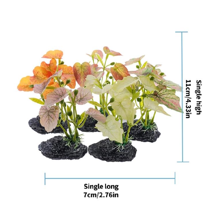 Fish Tanks Plant Artificial Plant Crafts Simulation Landscape Plant Landscaping Decorative Plant