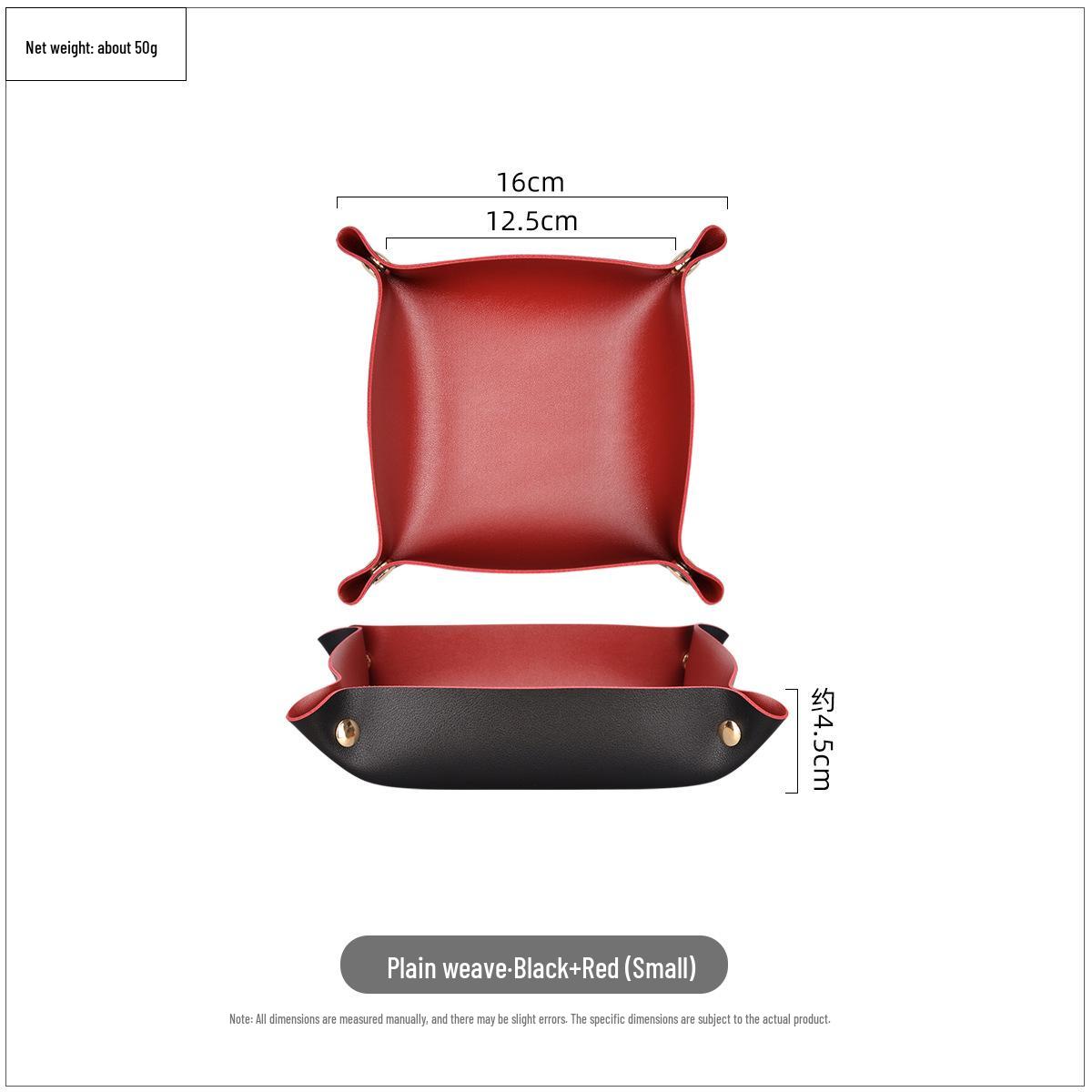 Nordic Leather Storage Tray for Keys, Cosmetics, and Sundries Default