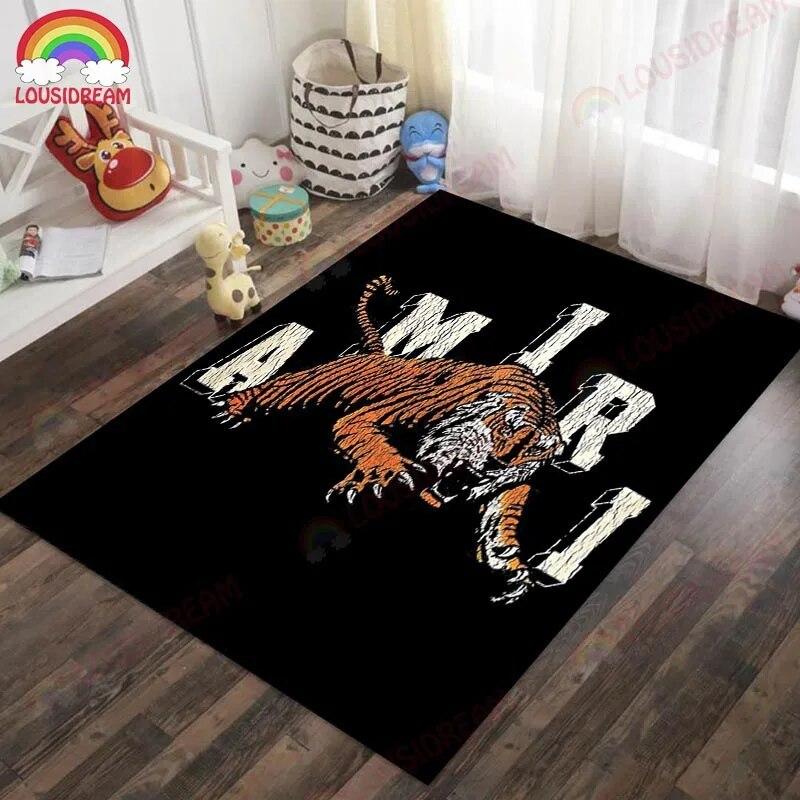 

Логотип Амири граффити узор ковер для гостиной спальни подарок украшения дома