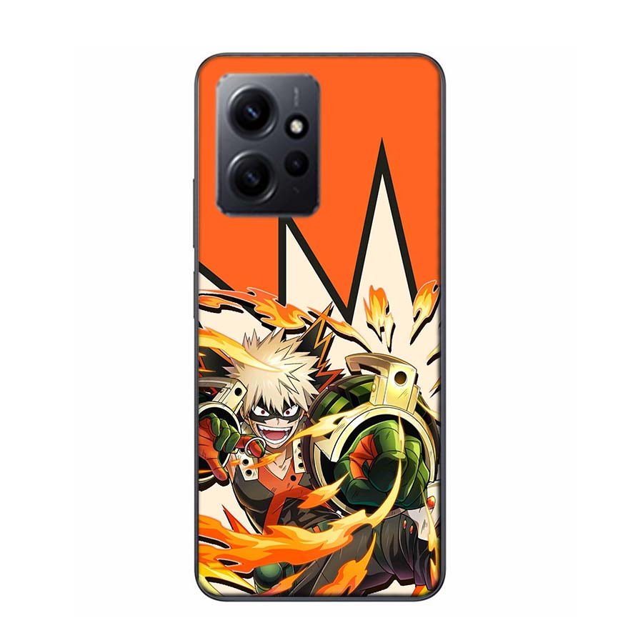 My Hero Bakugou Katsuki Phone Case For Redmi Note 14 15 Pro 5G 13 12 Pro Plus 11 11T 11E 11S 10 Pro 10S 9 9S Cover Cell Clear TP