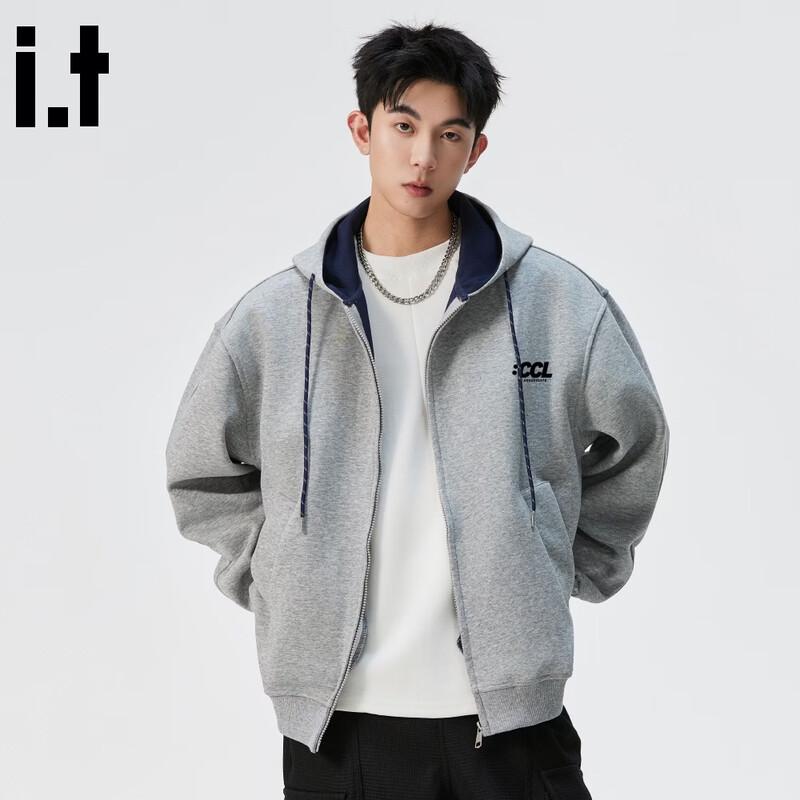 CHOCOOLATEit Men s Color-Block Zip-Up Hoodie S