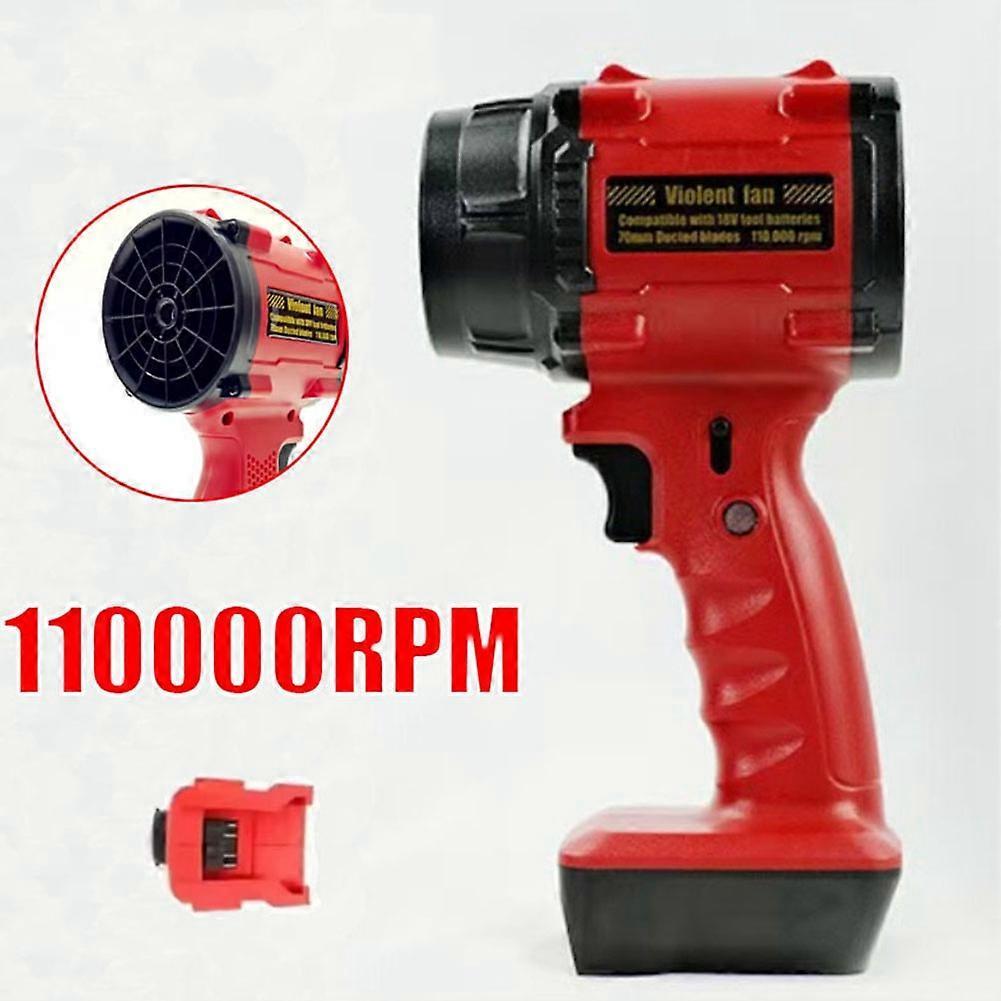 For Milwaukee 18V Battery High Power Violent Fan Brushless Air Blower Turbo Fan Adjustable Speed Leaf Duster Jet Fan