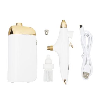 Oxygen Facial Airbrush Portable Makeup Skin Care Toner Nano Mist Sprayer Device Lady"s Gifts White