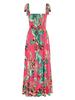 2025 Summer Women's Sleeveless Hot Girl Print Long Dress