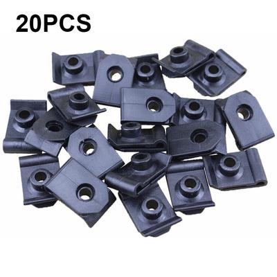 1/4 Inch Schroef U-moer Voorspatbord 19mm Breedte 20 Stuks