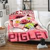 Twelve Chinese Zodiac Signs Pattern Printing Manta Sofa Bed Cover Soft  Blanket Plaid Soft Warm Flannel Throw Blankets Fans Gif