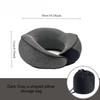 Memory foam u-shaped pillow slow rebound lunch break travel pillow soft skin-friendly u-shaped neck care pillow