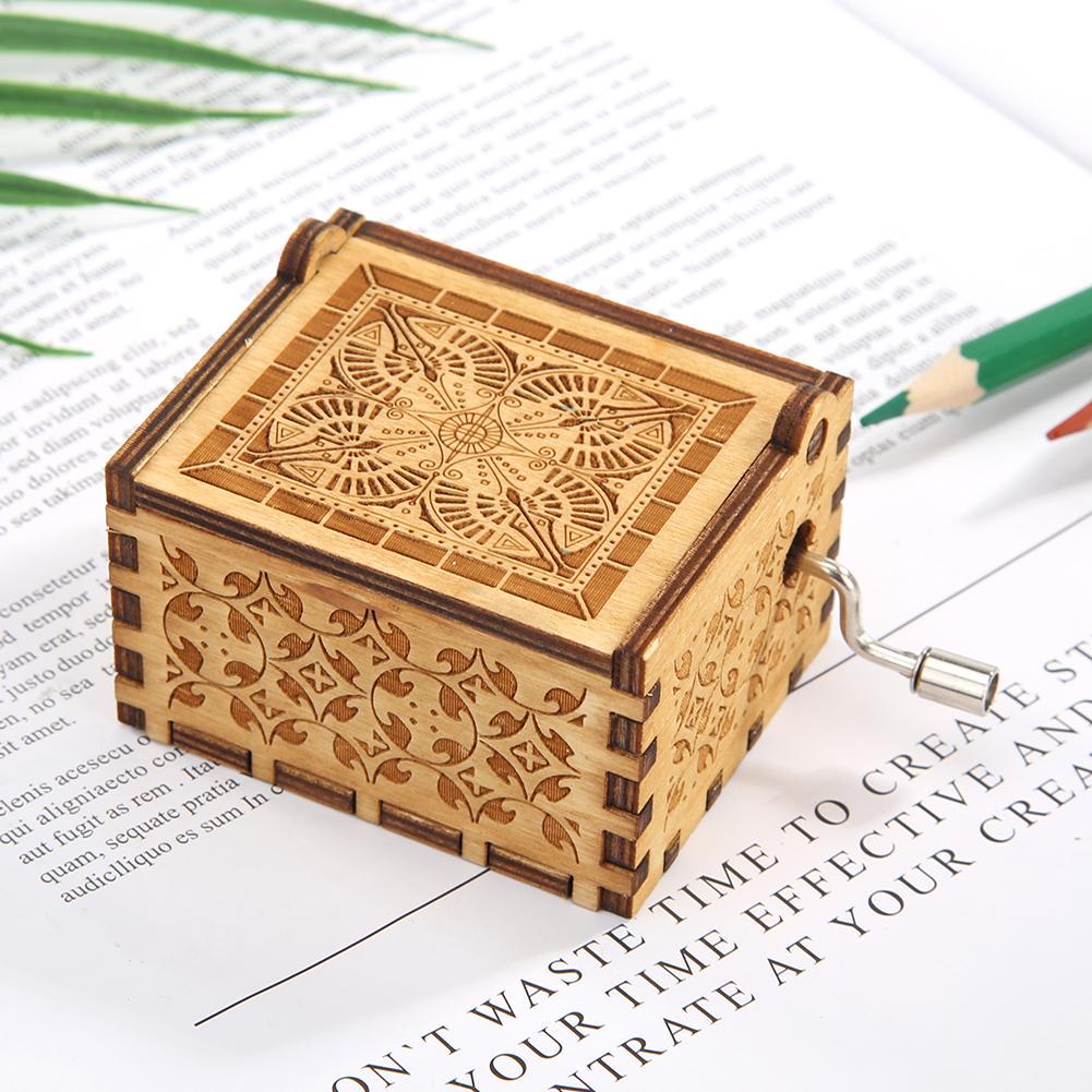 Snadno použitelná hudební skříňka ve stylu dívky krásy Ručně zalomená hudební skříňka Vynikající dárky