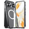For Google Pixel 9 Pro Magnetic Case Metal Frame Matte Phone Cover