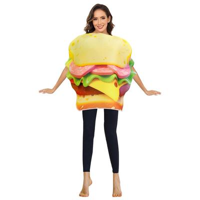 Hamburg Cosplay Costume Printed Stage Performance Costume, Adult