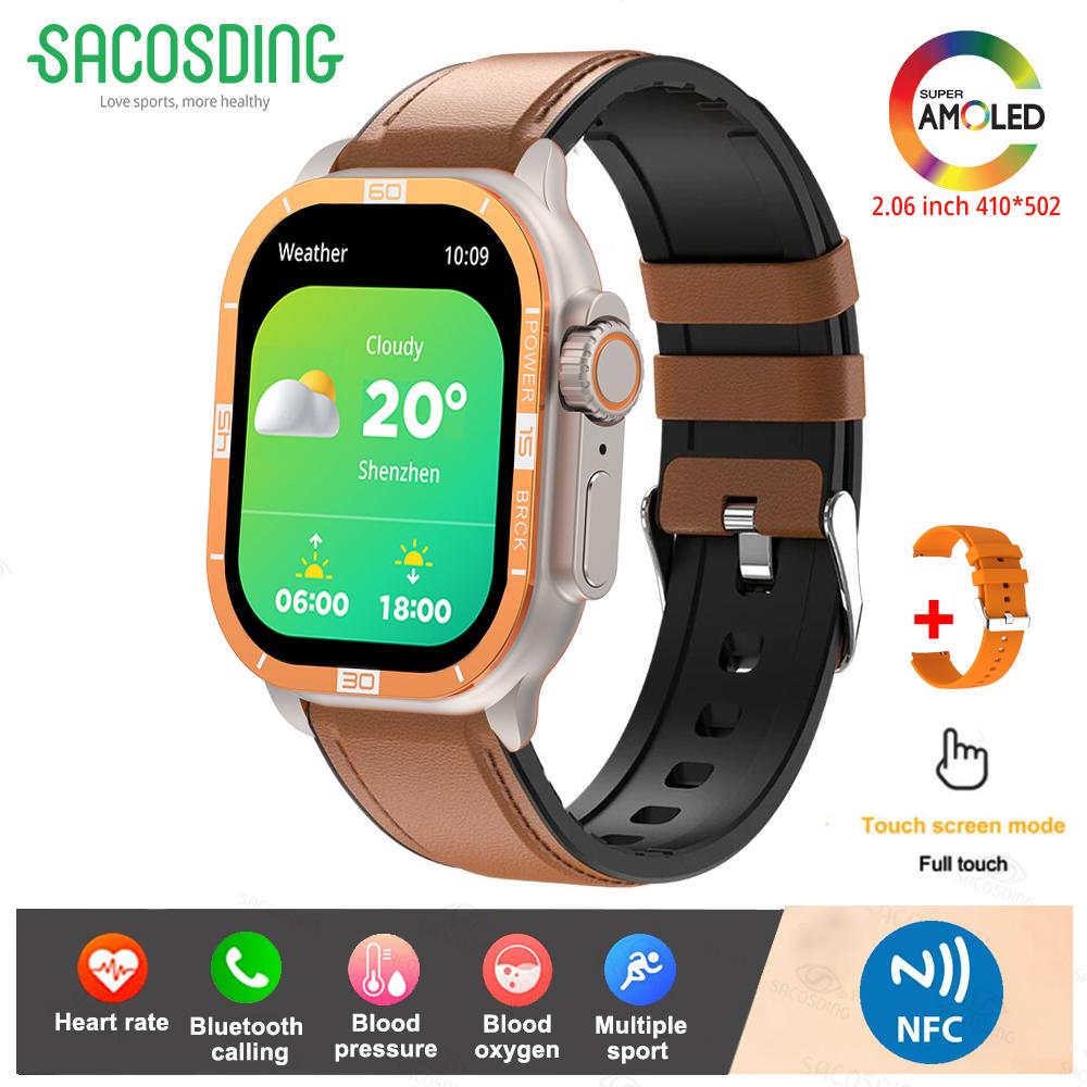 Bluetooth Call Smart Watch For Women Men Amloed Watches Men Sports Fitness Tracker Heart Rate Smartwatch For Android IOS