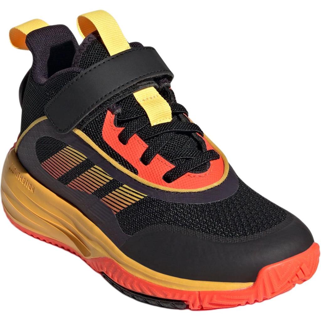 Adidas OwnTheGame 3.0 Slip Resistant Cushioning Slip Resistant Cushioning High top Children's Basketball Shoes Black JQ3499
