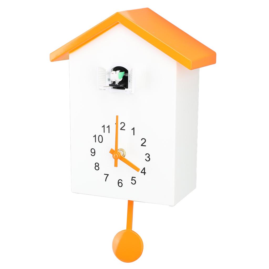 Bird House Wall Clock Bird Voice Call Stylish Decorative Wall Clock for Bedroom Living Room