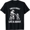 Biker Lifestyle Quotes Motorcycles And Mascara T-Shirt