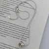 Rainbow Ring Transfer Bead Necklace Retro Trend Colored Diamond Personalized Women'S Girlfriend Collarbone Chain