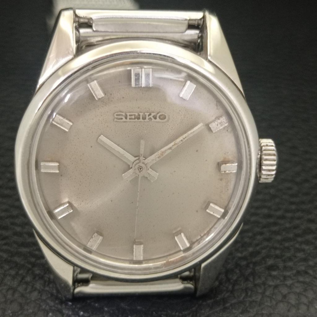 SEIKO HAND-WINDING 66B JAPAN BOY VINTAGE ORIGINAL DIAL WATCH a703905-1 R213g-a703905
