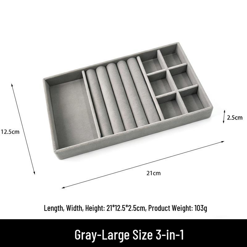 Schmuckaufbewahrungsbox & Schreibtisch-Organizer für Make-up, Ohrringe, Armbänder, Ringe