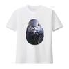 Unique Pigeon Head Art Design T Shirt for Kids Premium Quality Vintage Washed Breathable Slightly Streetwear Unisex Versatile