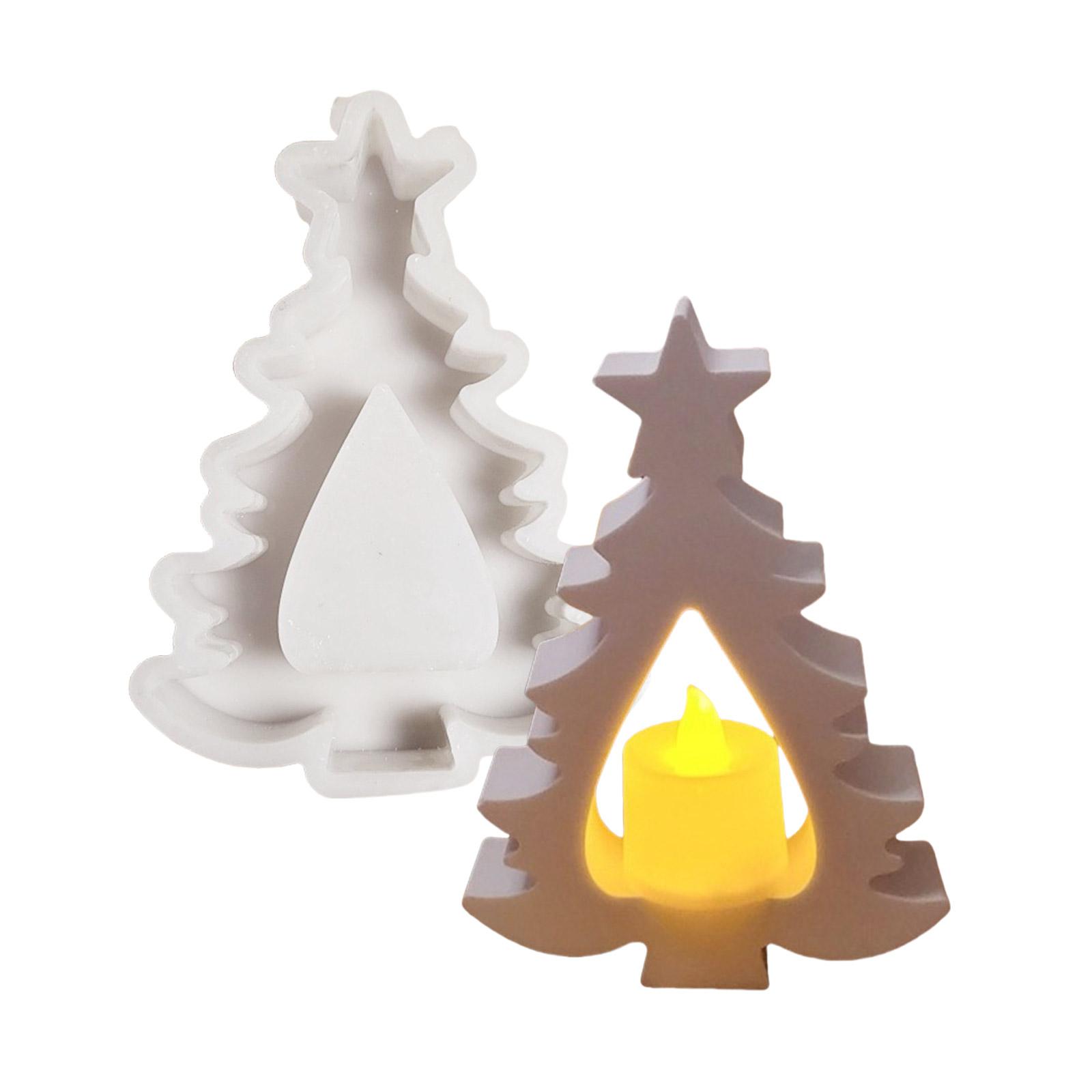 

Многофункциональные формы для подсвечников в форме рождественской елки, силиконовые формы для подсвечников для чайных свечей, форма для основы для свечи