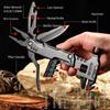 Multifunktionsschlüssel Hammer Messer Zange Outdoor Camping Überlebenswerkzeug Arbeitssparendes Werkzeug Edelstahl Multiwerkzeug Messer Neu