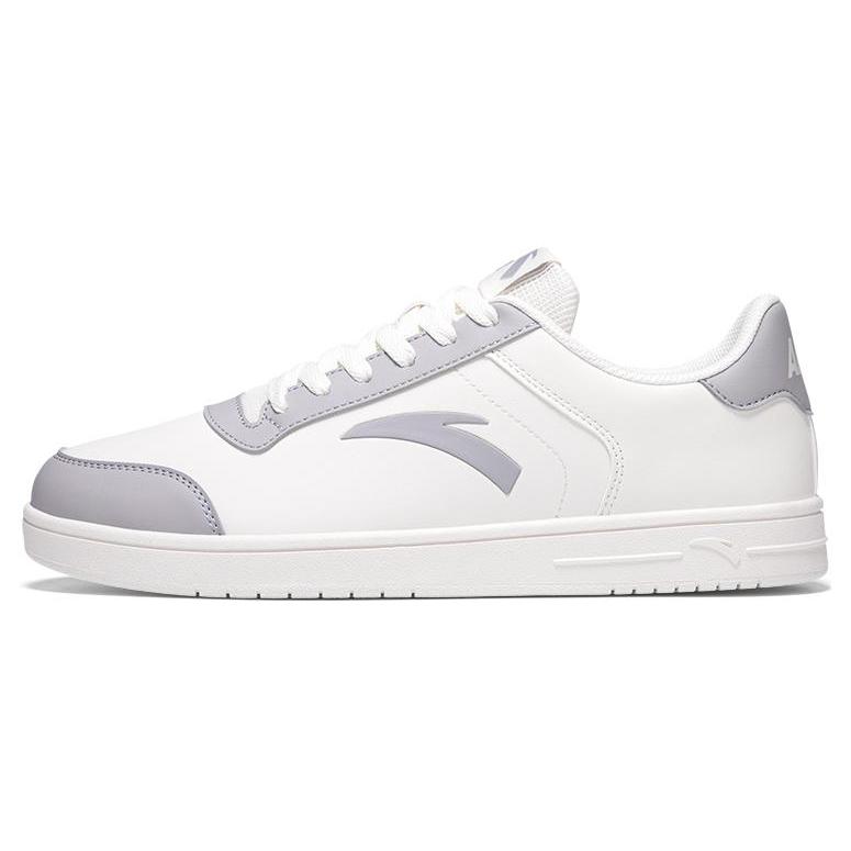 

новые мужские кеды Anta с низким верхом, противоскользящие, износостойкие, для скейтборда, белые 43