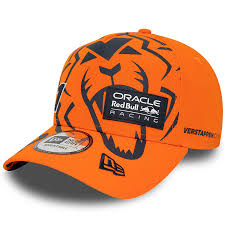 Red Bull Racing F1 2025 Official Max Verstappen Orange Lion Driver Cap Unisex Baseball Caps