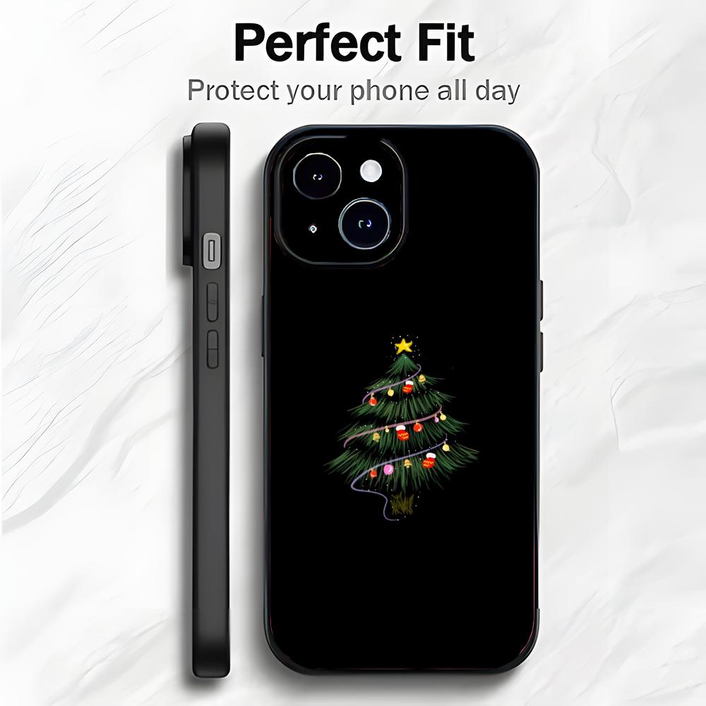 Christmas tree Art Phone Case Phone Case Soft Packaging Lightweight For iPhone17 16 15 14 13ProMax