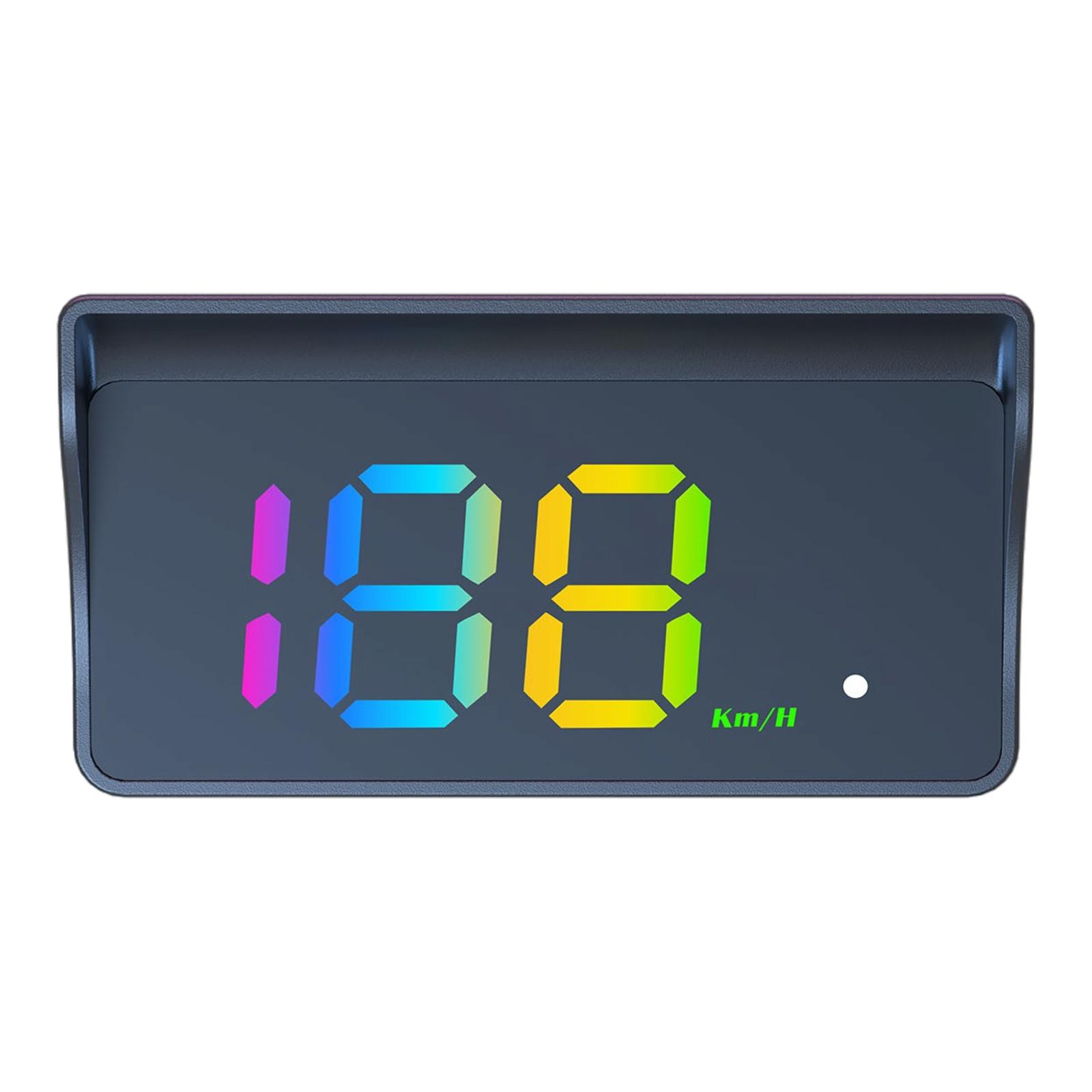 Проекционный дисплей Автоматическая регулировка яркости GPS HUD Цифровой спидометр Измеритель скорости для автомобилей Подходит для всех транспортных средств