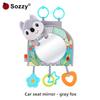 Unicorn Fox Infant Car Mirror Plush Hanging Toy For Baby Engagement And Handeye Coordination