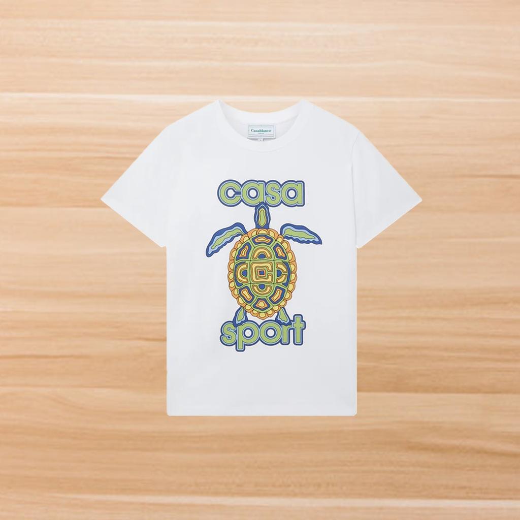 Cross-border foreign trade casablanca Casablanca short-sleeved American tide brand niche loose high street tide brand t-shirt