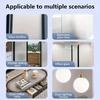 100g Frosted Glass Window Film - Privacy Window Decor, Non-Adhesive Surface, Easy Brush Application, Semi-Transparent Effect