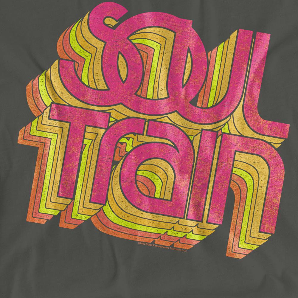 BET Unisex Adult Soul Train Vibing Logo T-Shirt
