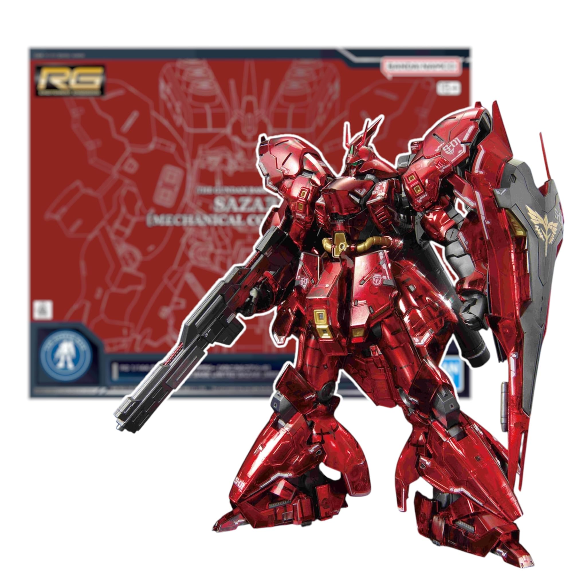 

Base Limited Sazabi Core Mobile Suit Counterattack Plastic Model [RG] 1/144 MSN-04 [Mechanical Plated] Char s Pre-Colored