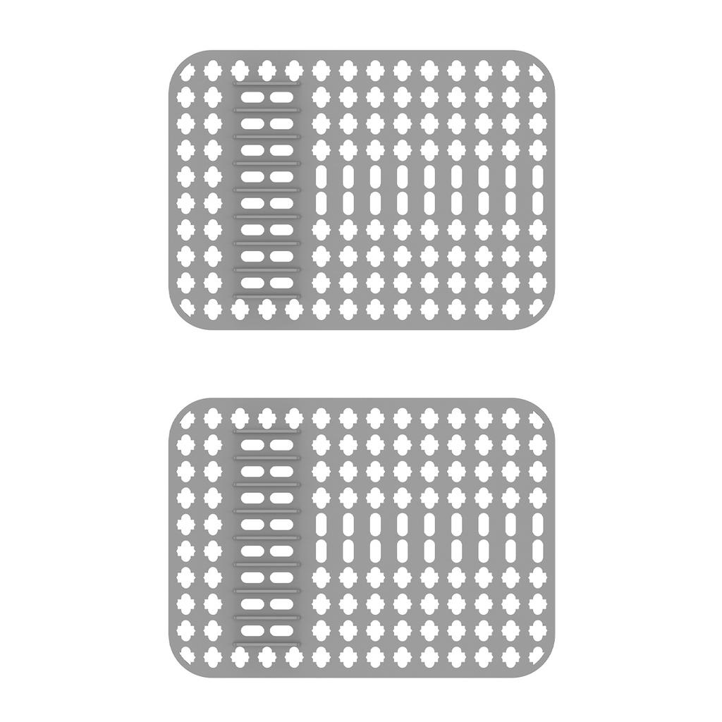 Silicone Sink Protector Heat-Resistant Anti-Slip Sink Liner Mat Portable Reusable Protector Mat for Kitchen Rectangle Sink
