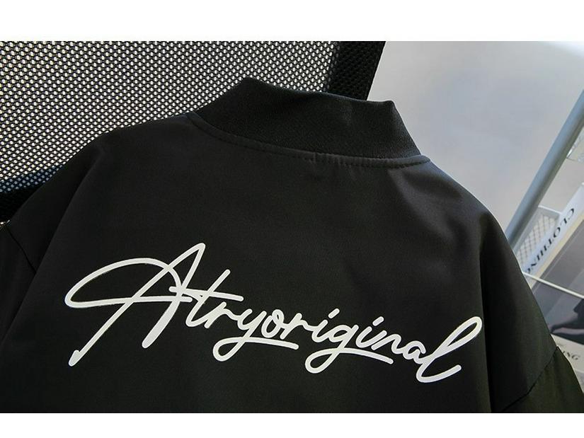 Men's Oversized High Street Baseball Bomber Jacket - Spring/Autumn Trend