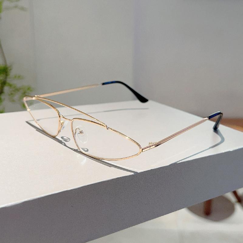 

Triangle Shaped Sunglasses Men New Fashion Vintage Solid Color Sun Glasses Women Retro Double Bridge Brand Design Shades