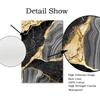 Abstract Wall Art Black White Canvas Painting  Marble Mosaic with Golden Veins Posters Prints Wall Picture for Living Room Decor