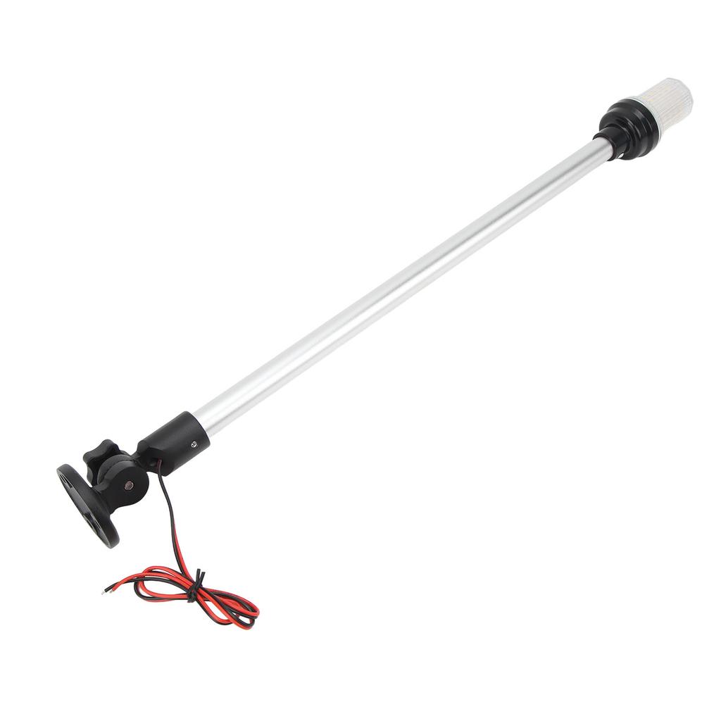 22in Klappbares Bootshecklicht 63LED Rundum 3NM Sichtweite IP66 Wasserdicht für Ponton-Yacht