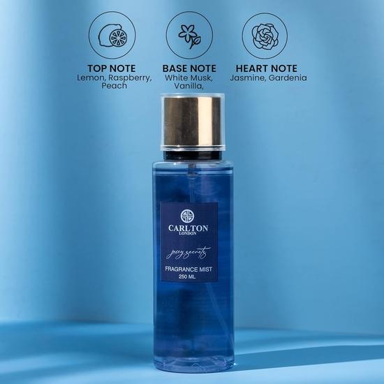 Carlton London Juicy Secrets Body Mist, Long Lasting Fruity Fragrance for Women, 250 ML