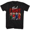 Final Fight Panels Black Gaming Shirt