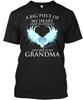 Grandma A Big Piece Of My Heart Lives In TTshirt Made In the USA Size S To 5XL