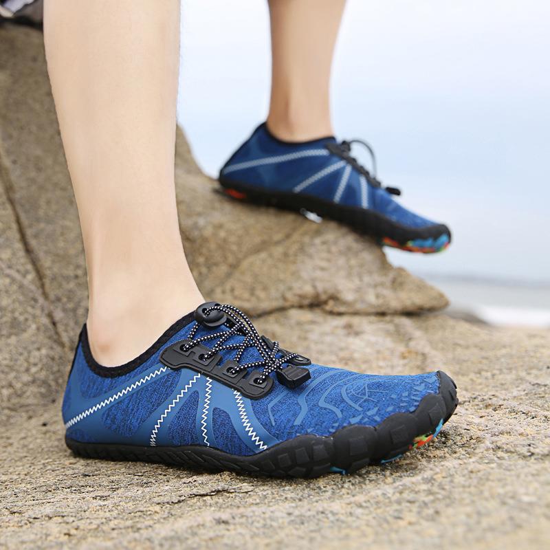 Outdoor Leisure Stream Backtracking Shoes Sports Wading Shoes Five-Finger Mountaineering Leaking Rafting Paddling Shoes Fishing Shoes
